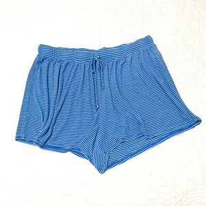 AE | Aerie Women’s Blue Striped Lounge Shorts